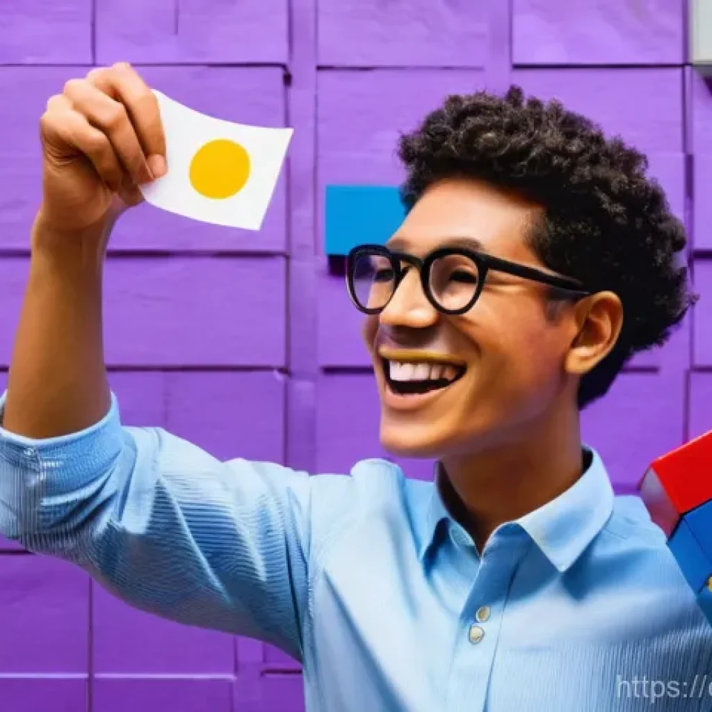 국어 문법 문제 풀이 - **Prompt:** A vibrant, dynamic illustration of a young adult (gender-neutral, fully clothed in smart...