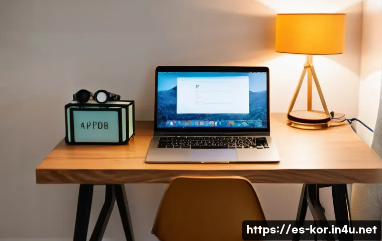 국어 듣기 평가 대비 - A cozy, well-organized study corner in a quiet Spanish-speaking home, featuring a wooden desk with a...